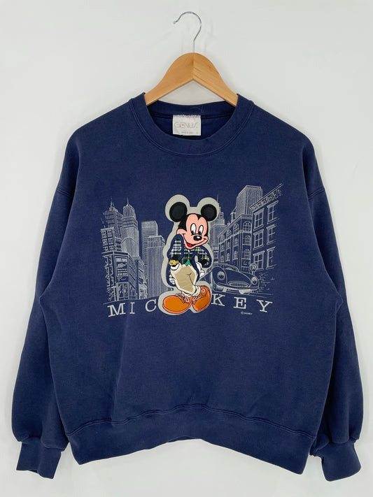 90’s DISNEY MICKEY Made in USA Size L Sweat-shirt/ K5408