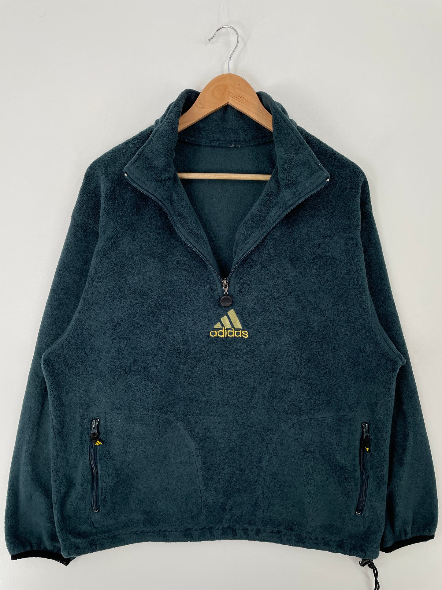 Vintage ADIDAS Size Approx.XL Half Zip-up Fleece / A9238