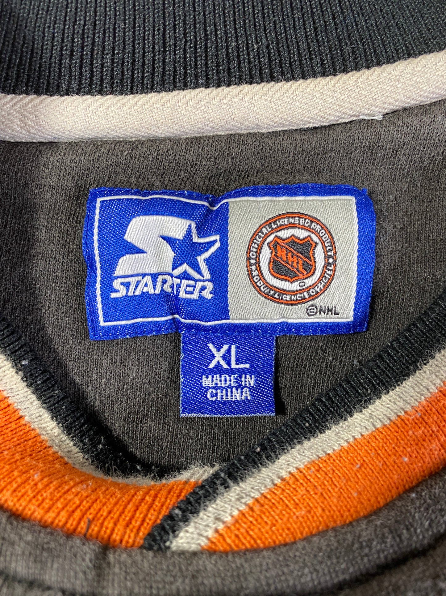 90's STARTER x PHILADELPHIA FLYERS Size XL Vintage NHL Sweat-Shirt / A6392