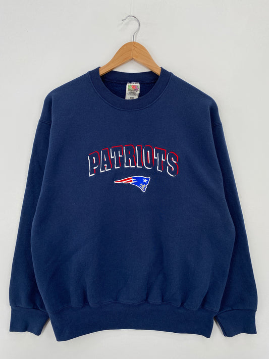 90's NEW ENGLAND PATRIOTS Size L Vintage NFL Sweat-Shirt / A7247