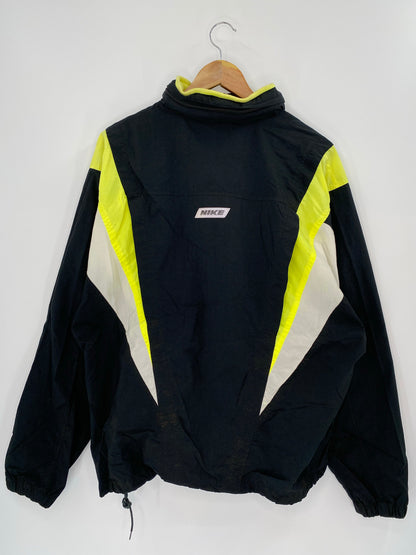 90’s NIKE Silver Tag Size L Vintage Zip-up Nylon Jacket  / 8728