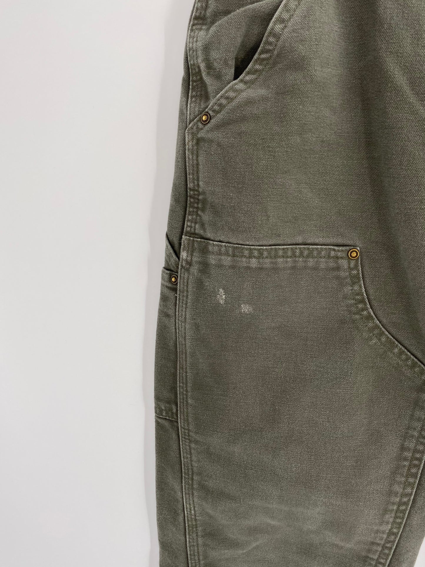 Vintage CARHARTT Size W29xL31.5 Double Knee Duck Pants / A1087