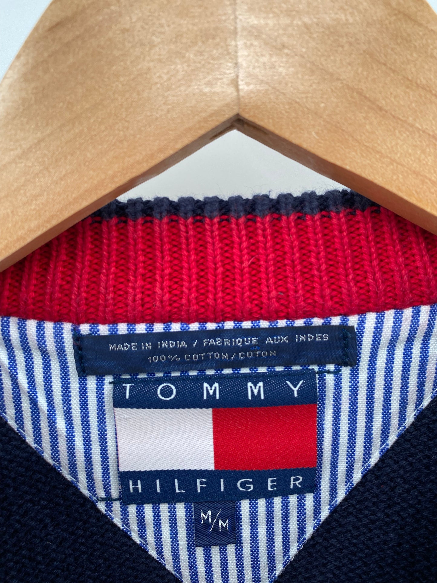 90’s TOMMY HILFIGER Size M Vintage Knit Sweater/ K6728