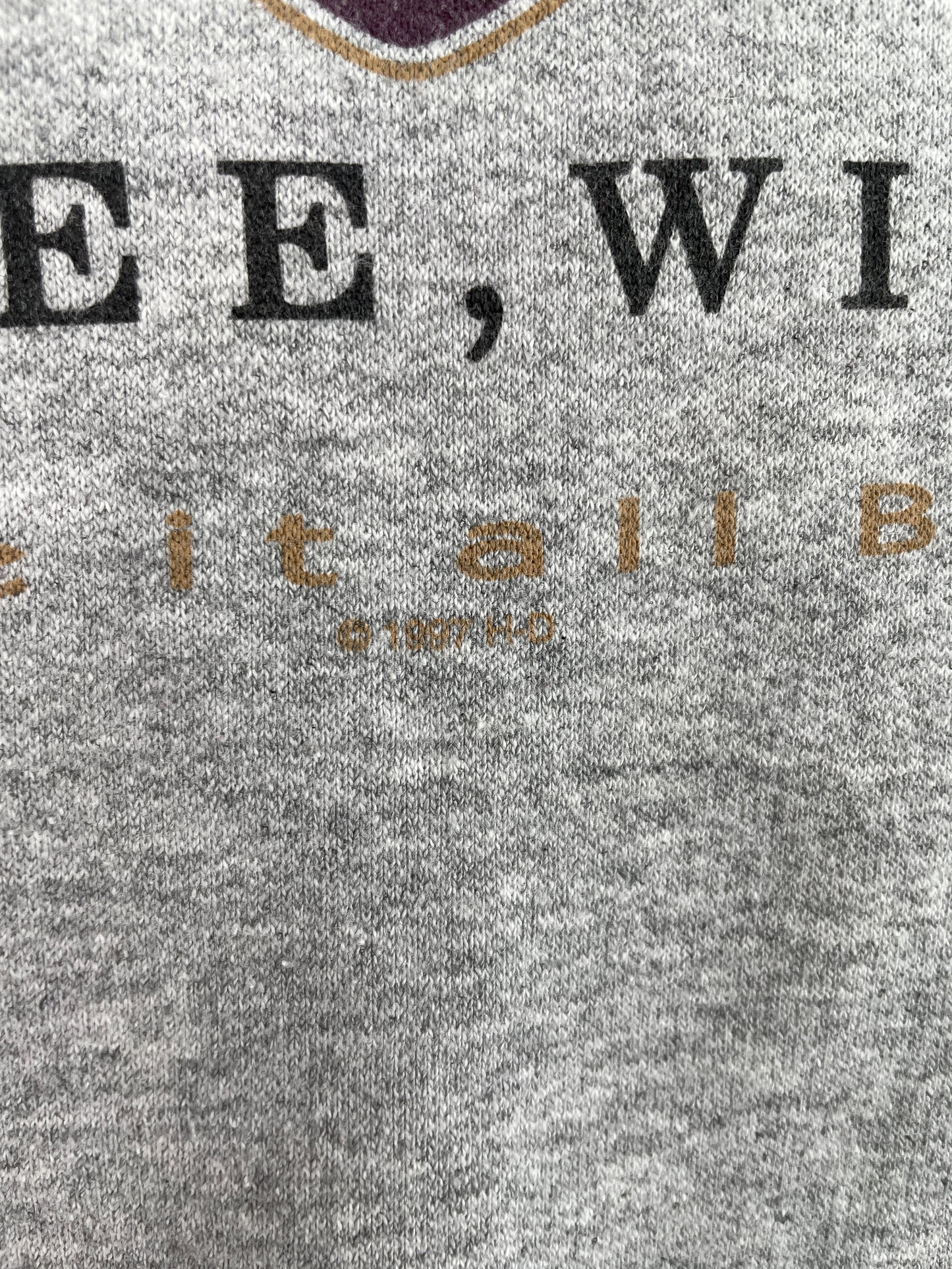 1997 HARLEY DAVIDSON Size XL Vintage Sweat-Shirt / E4166S