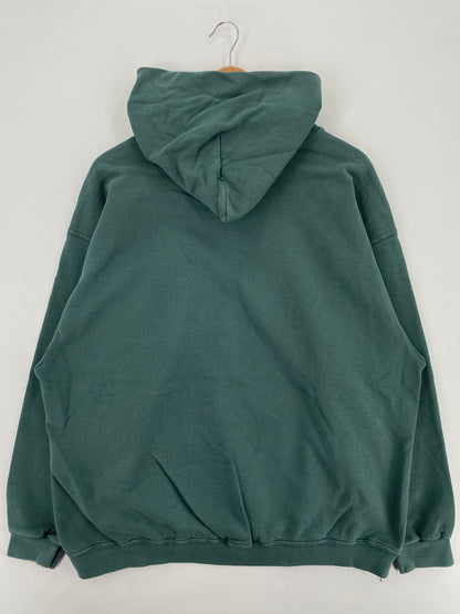 90's NIKE MINI SWOOSH Size XL Vintage Hoodie Sweat-Shirts / A6098