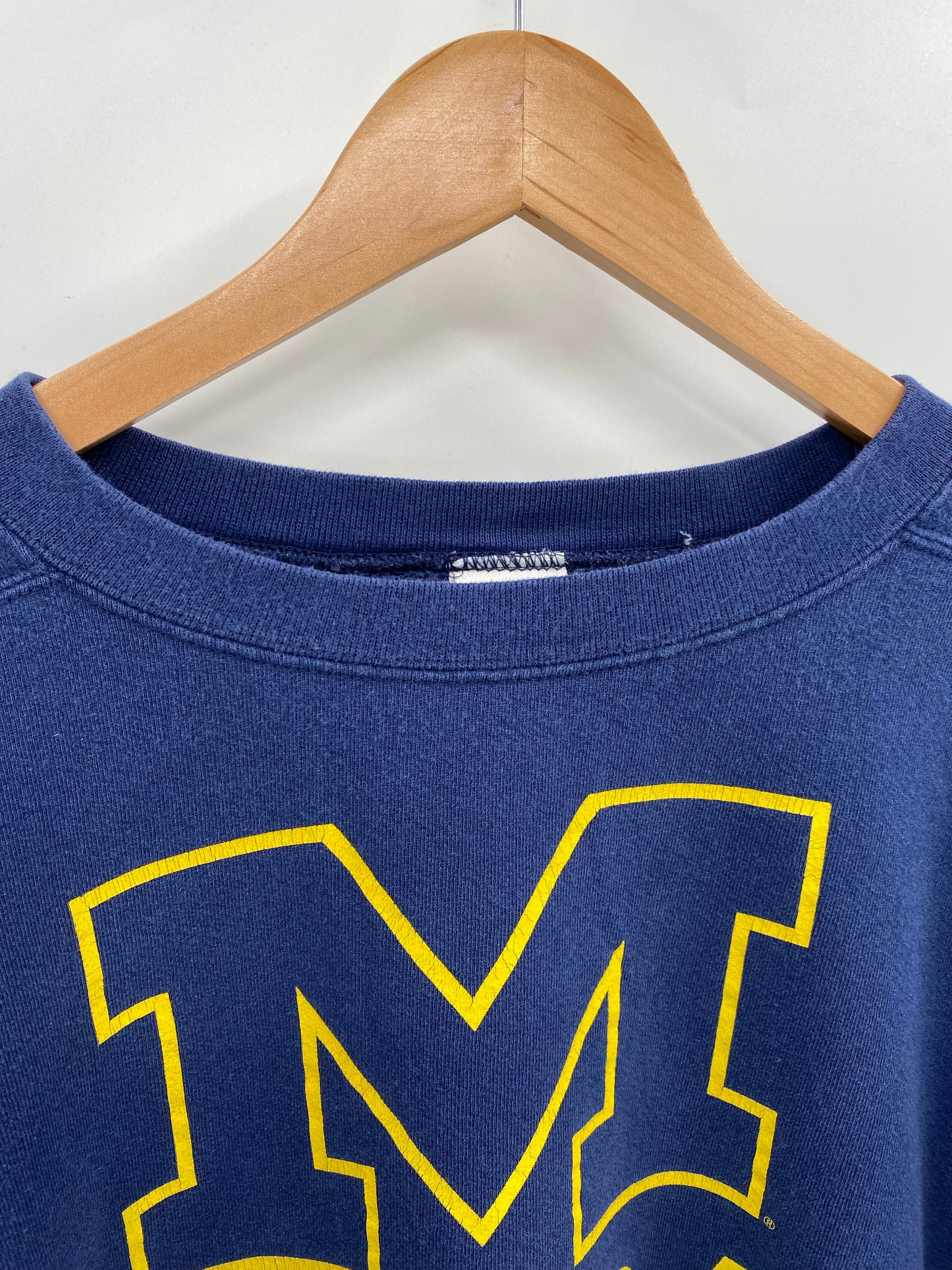 90' NIKE MICHIGAN FOOTBALL  Made in USA Size XXL Vintage College Sweat shirt / K6565