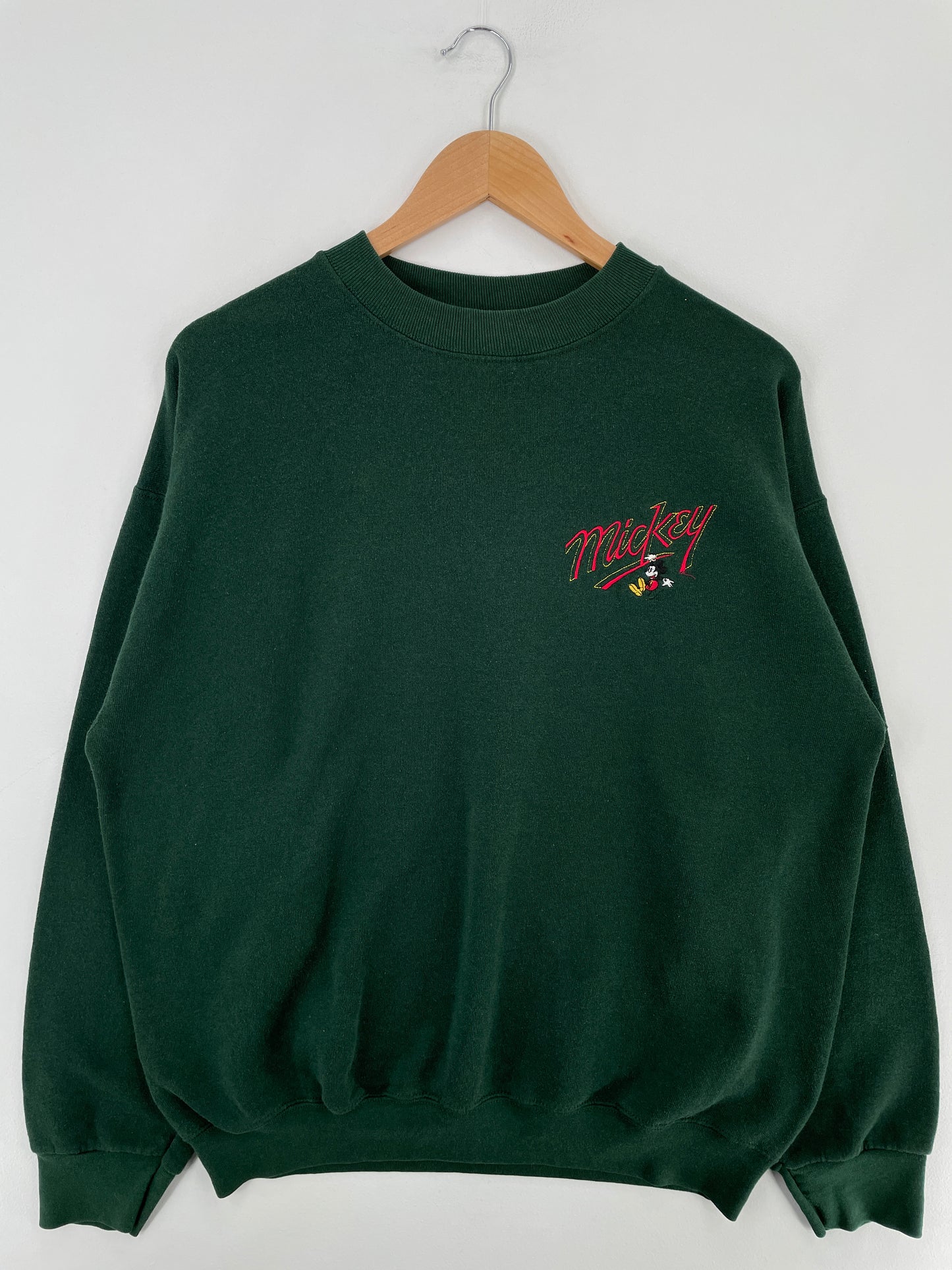 90's DISNEY MICKEY Made in USA Size XL Vintage Sweat-Shirt / E2677S