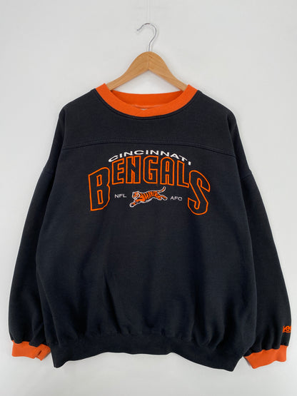 90's CINCINNATI BENGALS Size XXL Vintage NFL Sweat-Shirt/ A5726