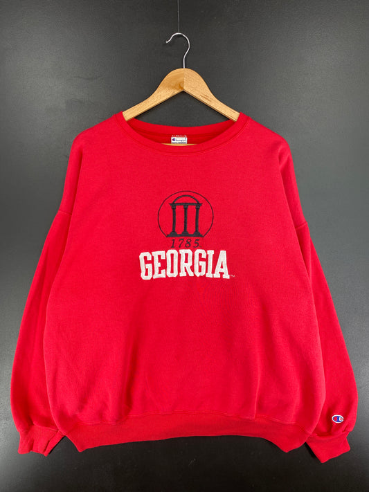 90’s Champion x UNIVERSITY OF GEORGIA Made in USA Size XXL College Sweat-Shirt / E3700S