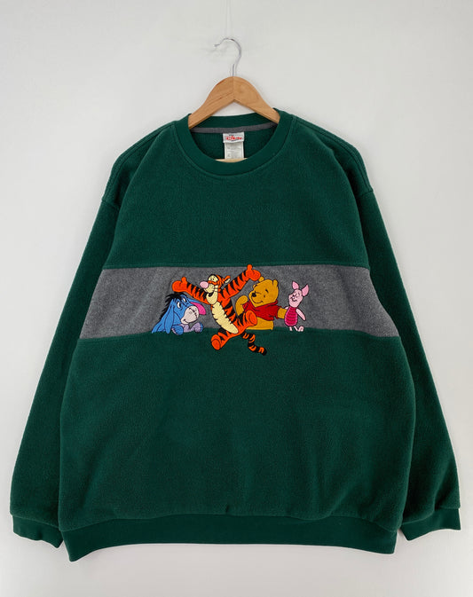 00' DISNEY WINNIE THE POOH Size XL Vintage Fleece / E2206S