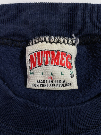 90's NOTRE DAME Made in USA Size XL Vintage College Sweat-shirt / E2374S