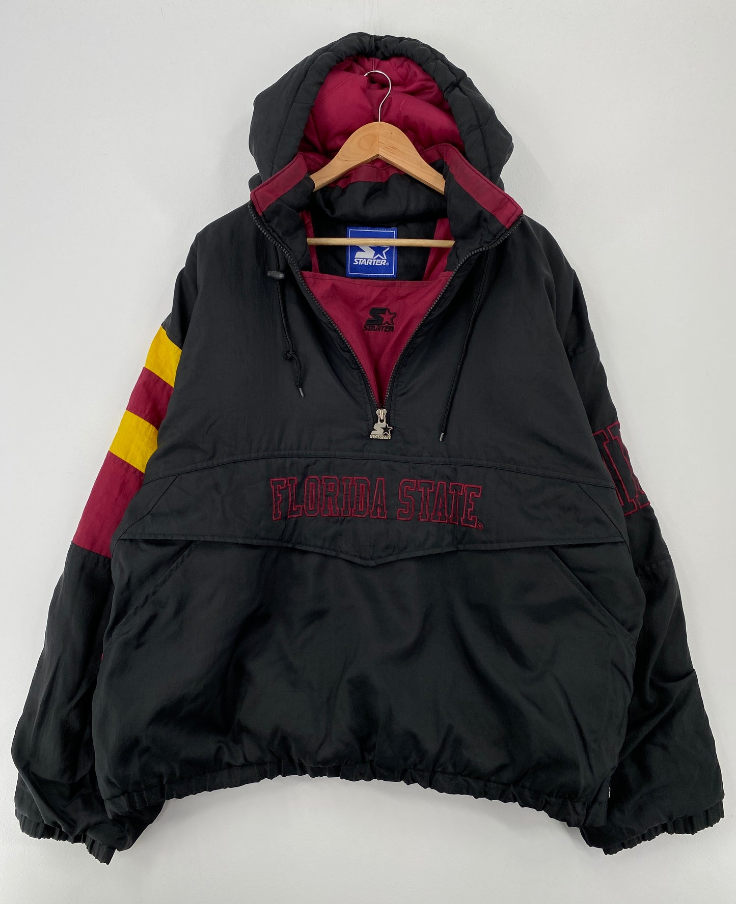90's STARTER x FLORIDA STATE Size XL Vintage College Nylon Jacket / A8767
