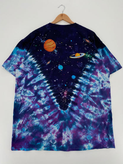 Vintage LIQUID BLUE SPACE TIE-DYE Size XXL Vintage T-Shirt / E3201T