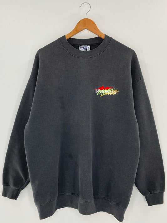90’s HONDA Made in USA Size XL Racing Sweat- Shirts / K4344