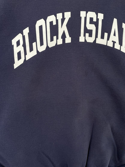 90's RUSSELL x BLOCK ISLAND Made in USA Size XL Vintage College Sweat-Shirt / E4075S