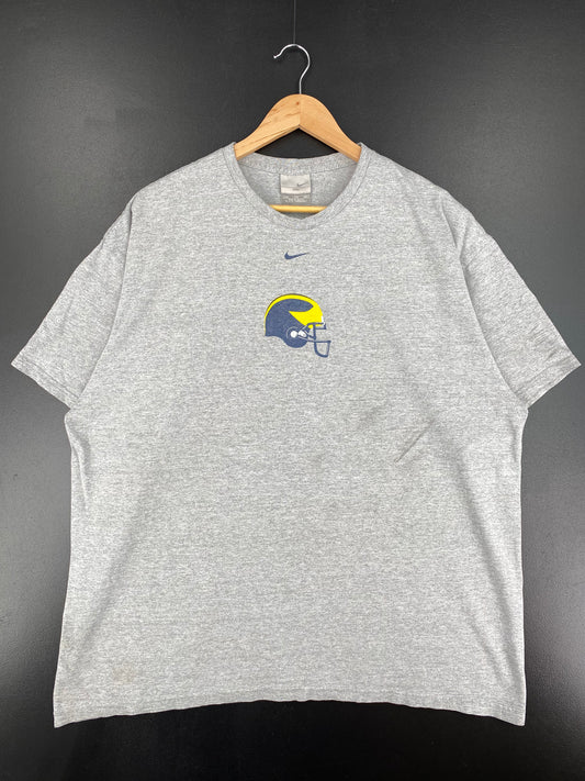 00' NIKE MICHIGAN WOLVERINES Size XXL Vintage College T-Shirts / A1685