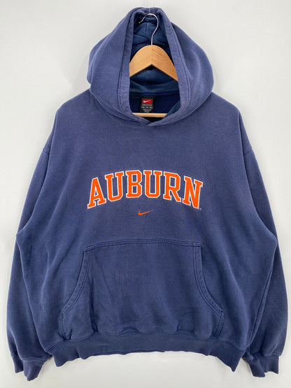 00' NIKE x ALABAMA AUBURN Size XL Vintage College Hoodie Sweat-Shirt / A8231