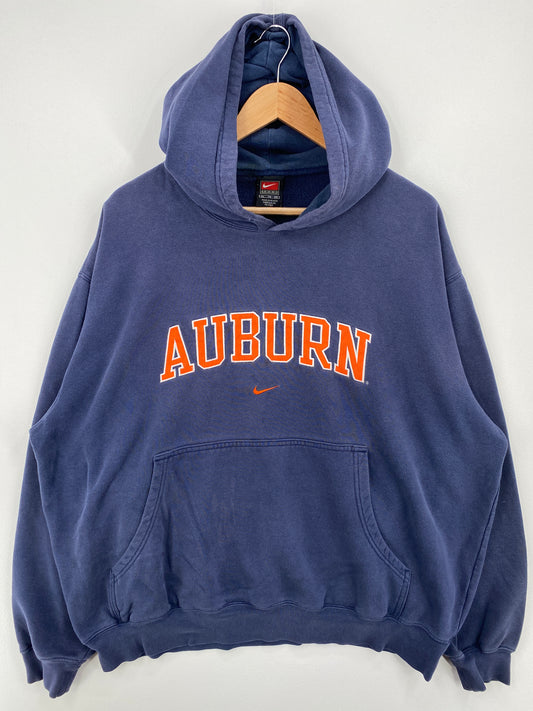 00' NIKE x ALABAMA AUBURN Size XL Vintage College Hoodie Sweat-Shirt / A8231