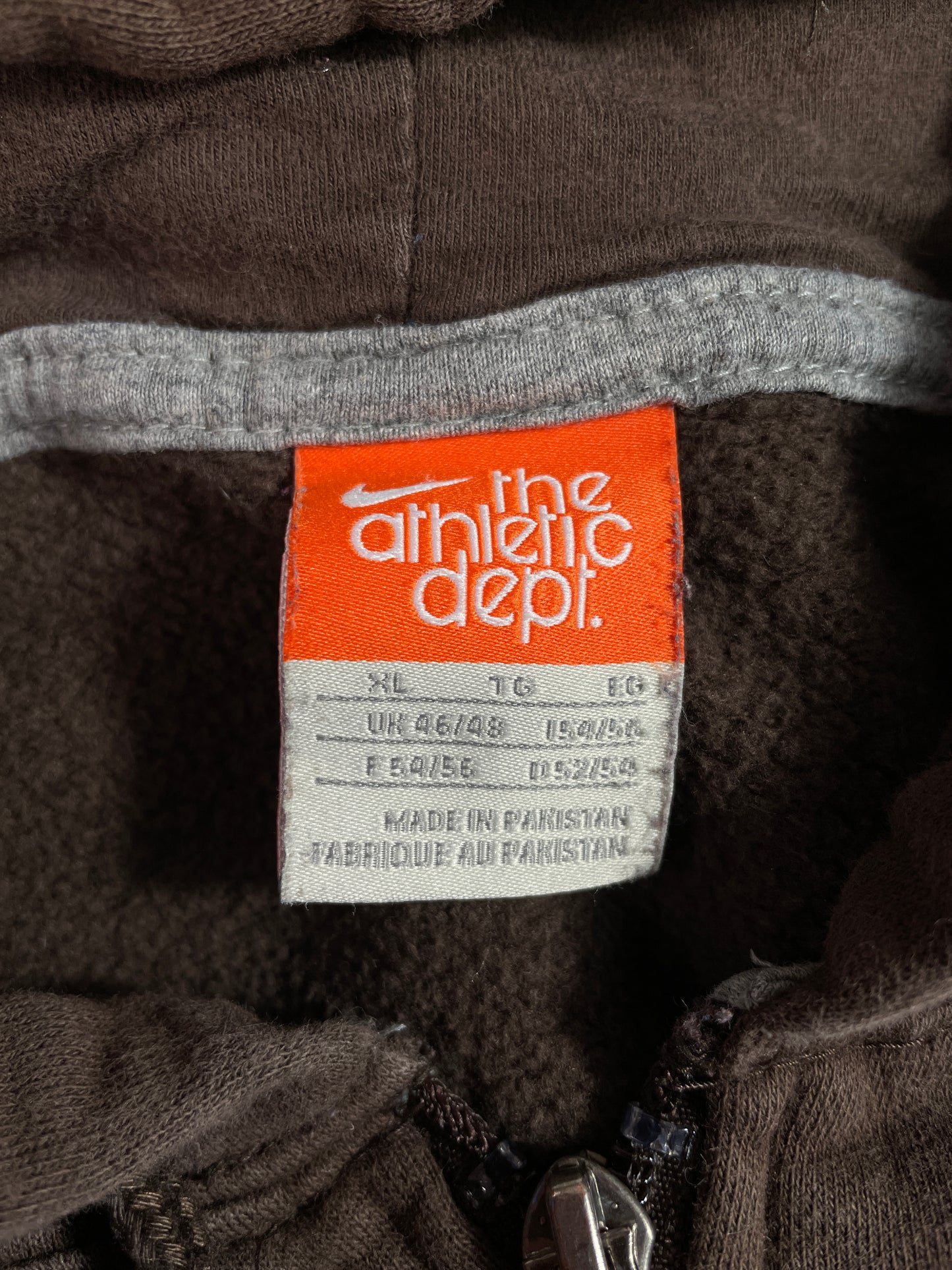 Vintage NIKE MINI SWOOSH Size XL Vintage Zip up Hoodie Sweat-shirt / E5275S