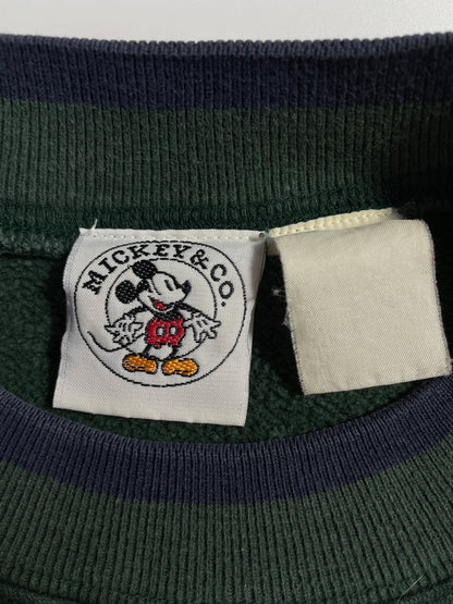 90s' DISNEY MICKEY Size Approx.L Vintage Sweat-shirt / E152