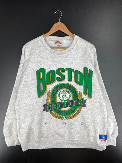 90's BOSTON CELTICS Made in USA Size XL Vintage NBA Sweat-Shirt / A6475