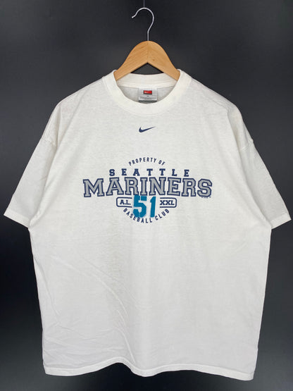2005 SEATTLE MATINERS ICHIRO Size XL Vintage MLB T-Shirt / K7521