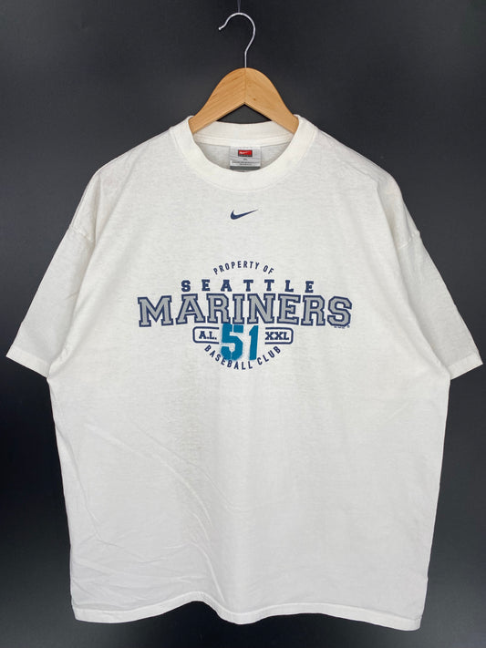 2005 SEATTLE MATINERS ICHIRO Size XL Vintage MLB T-Shirt / K7521