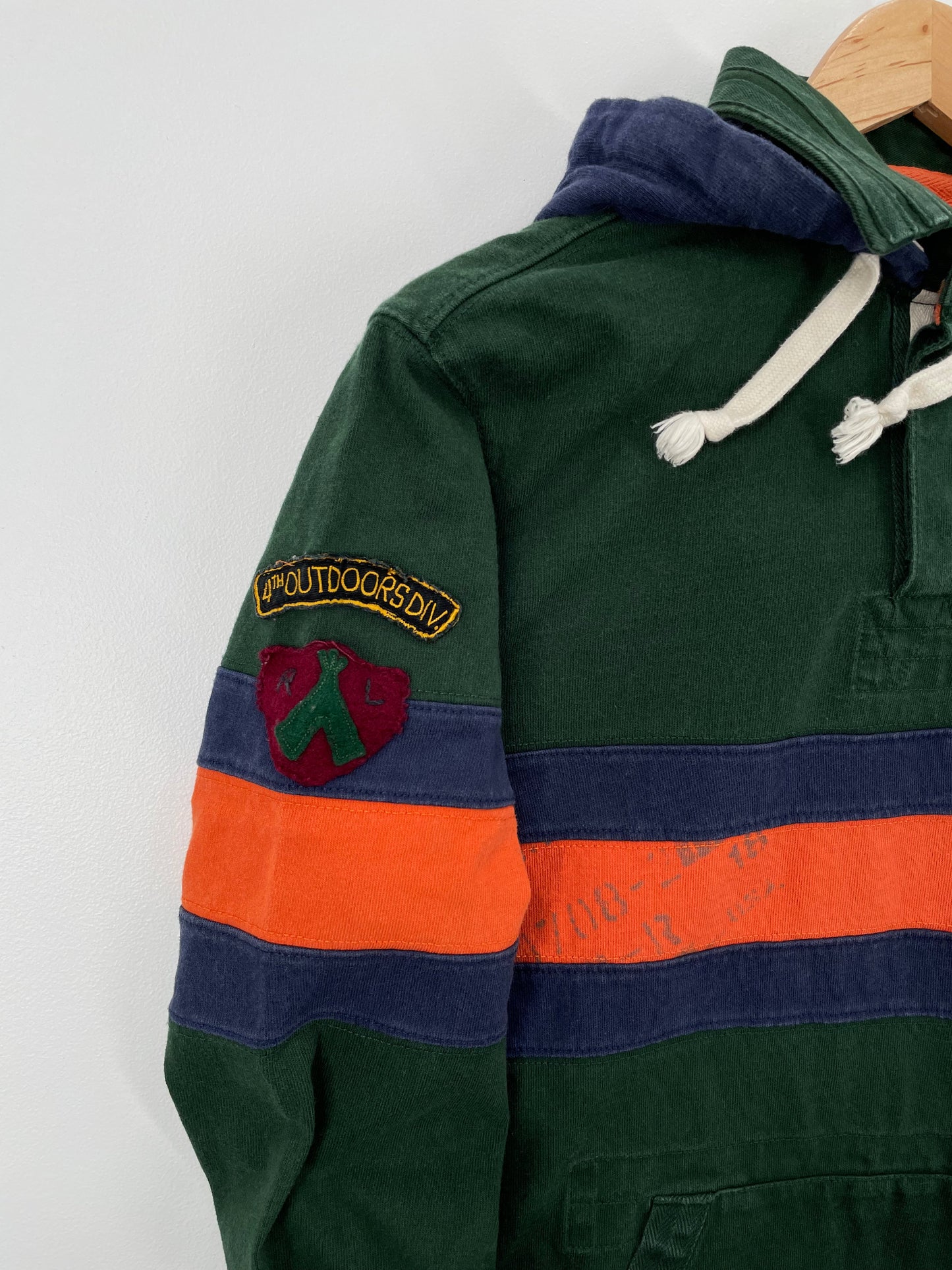 90's POLO RALPH LAUREN Size M Vintage Rugby shirt / E1491R