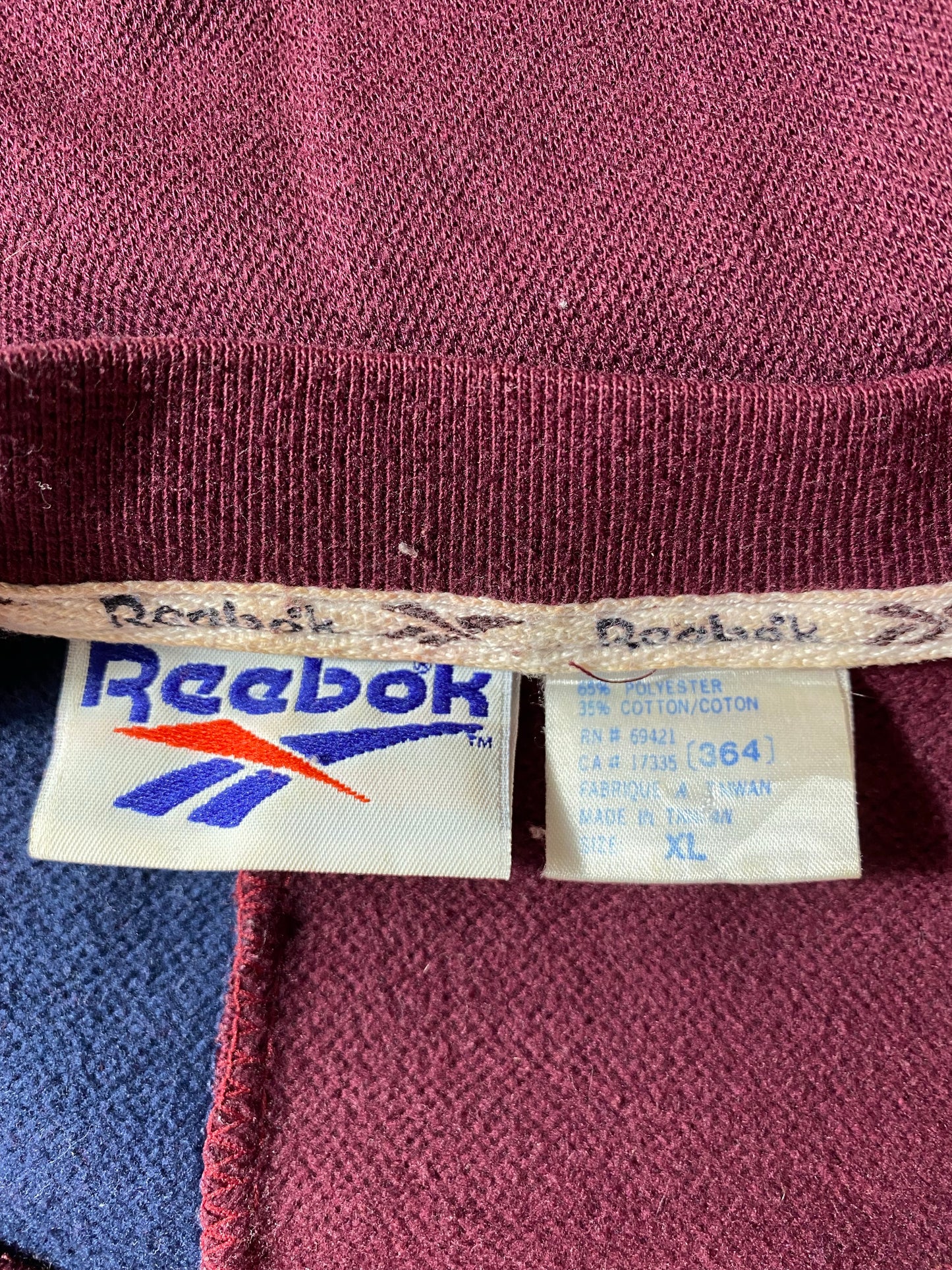 90's REEBOK Size XL Vintage Sweat-Shirt / K4613