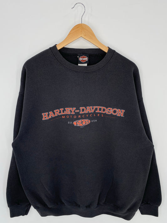 2000 HARLEY DAVIDSON Size XL Vintage Sweat-Shirt / K7775