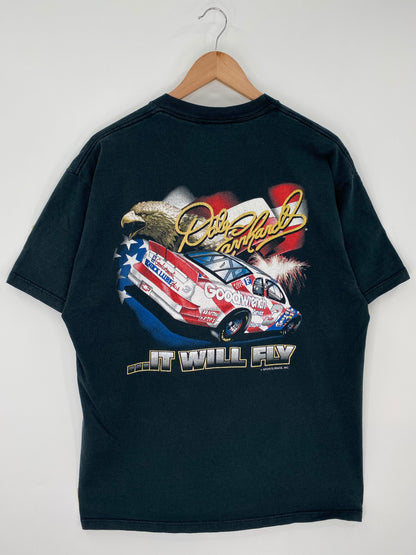 90's DALE EARNHARDT Made in USA Size XL Vintage Racing T-Shirts / A7647