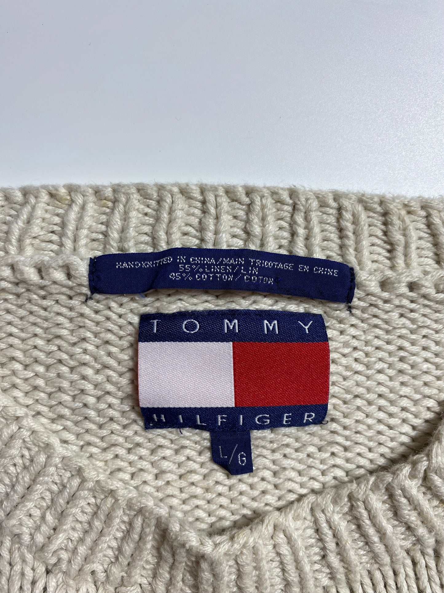 90’s TOMMY HILFIGER Size L Sweater / K7891