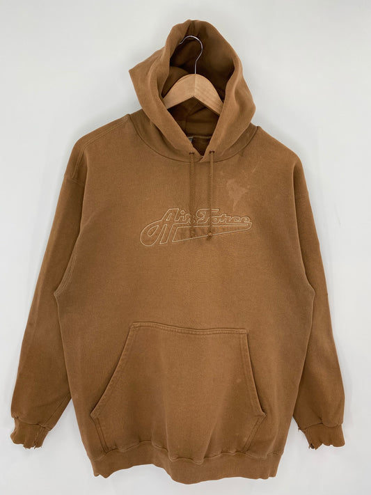 90’s NIKE AIR FORCE Size M Vintage Hoodie Sweat shirt / K8351