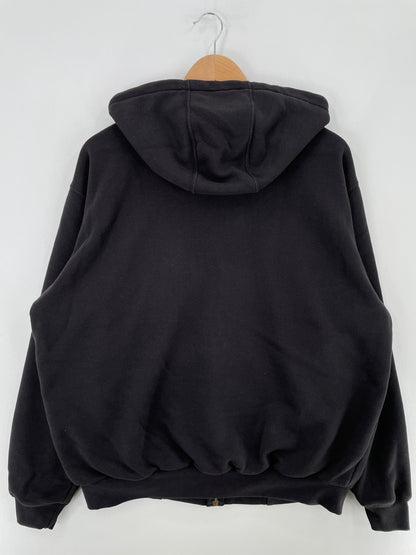 Vintage CARHARTT Size L Zip-up Hoodie Sweat-Shirt / E4365S
