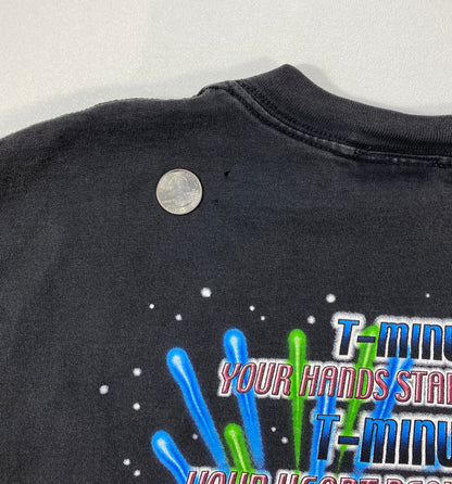 Vintage Disney Space Mountain Size L T-shirt  / 6051