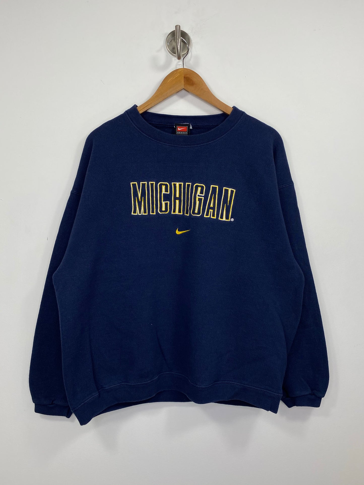 90’s NIKE MICHIGAN Made in USA Vintage Sweat-Shirt / 4796