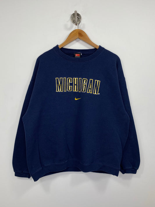 90’s NIKE MICHIGAN Made in USA Vintage Sweat-Shirt / 4796