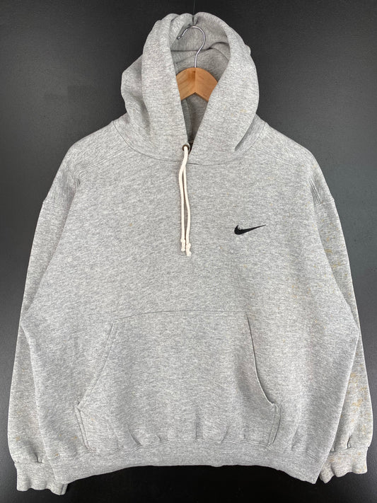 90's NIKE MINI SWOOSH Size M Vintage Hoodie Sweat-shirt / A688