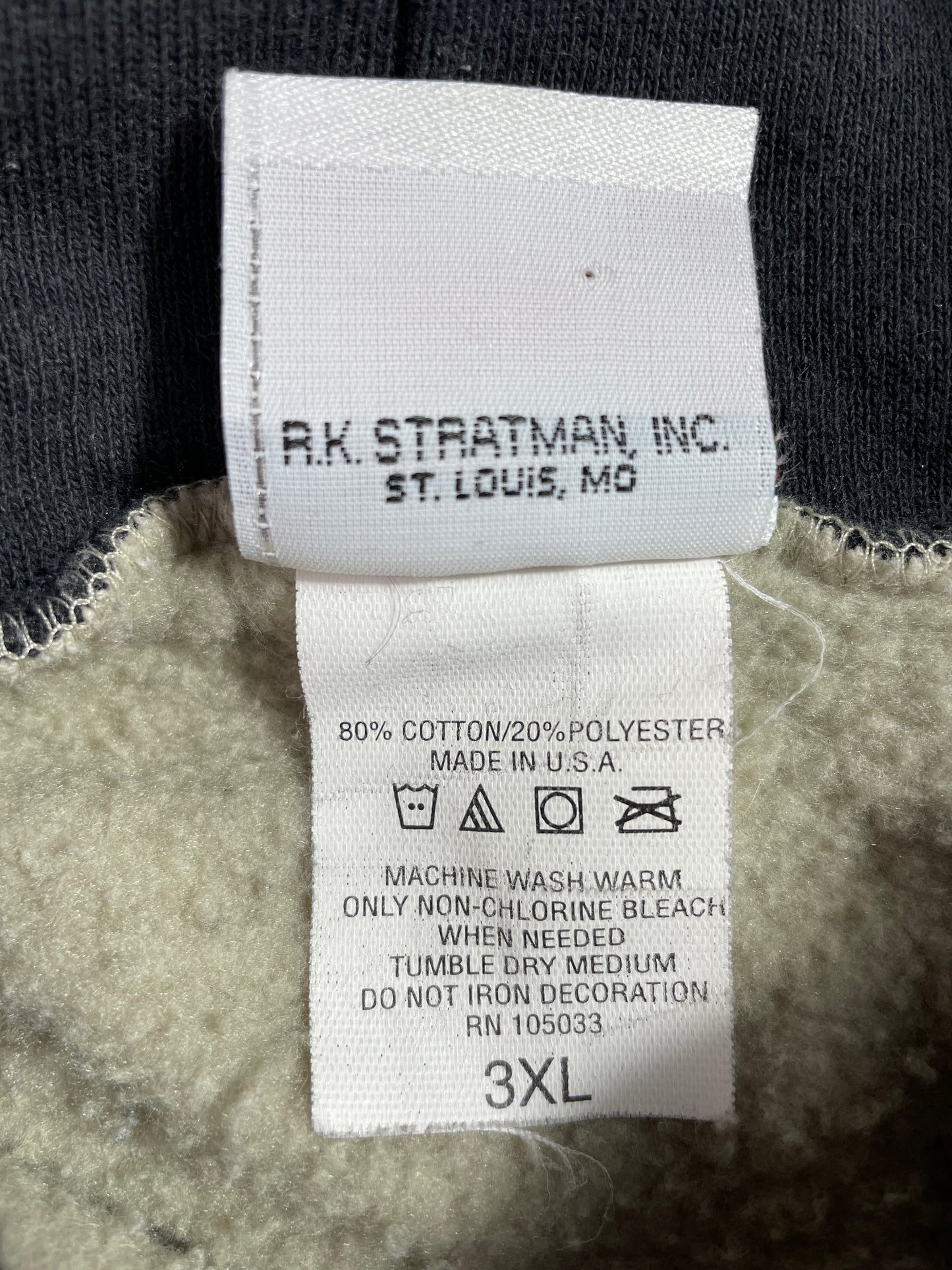 2005 HARLEY DAVIDSON ATLANTIC COUNTY Made in USA Size XXXL Vintage Hoodie Sweat-Shirt / E3023S