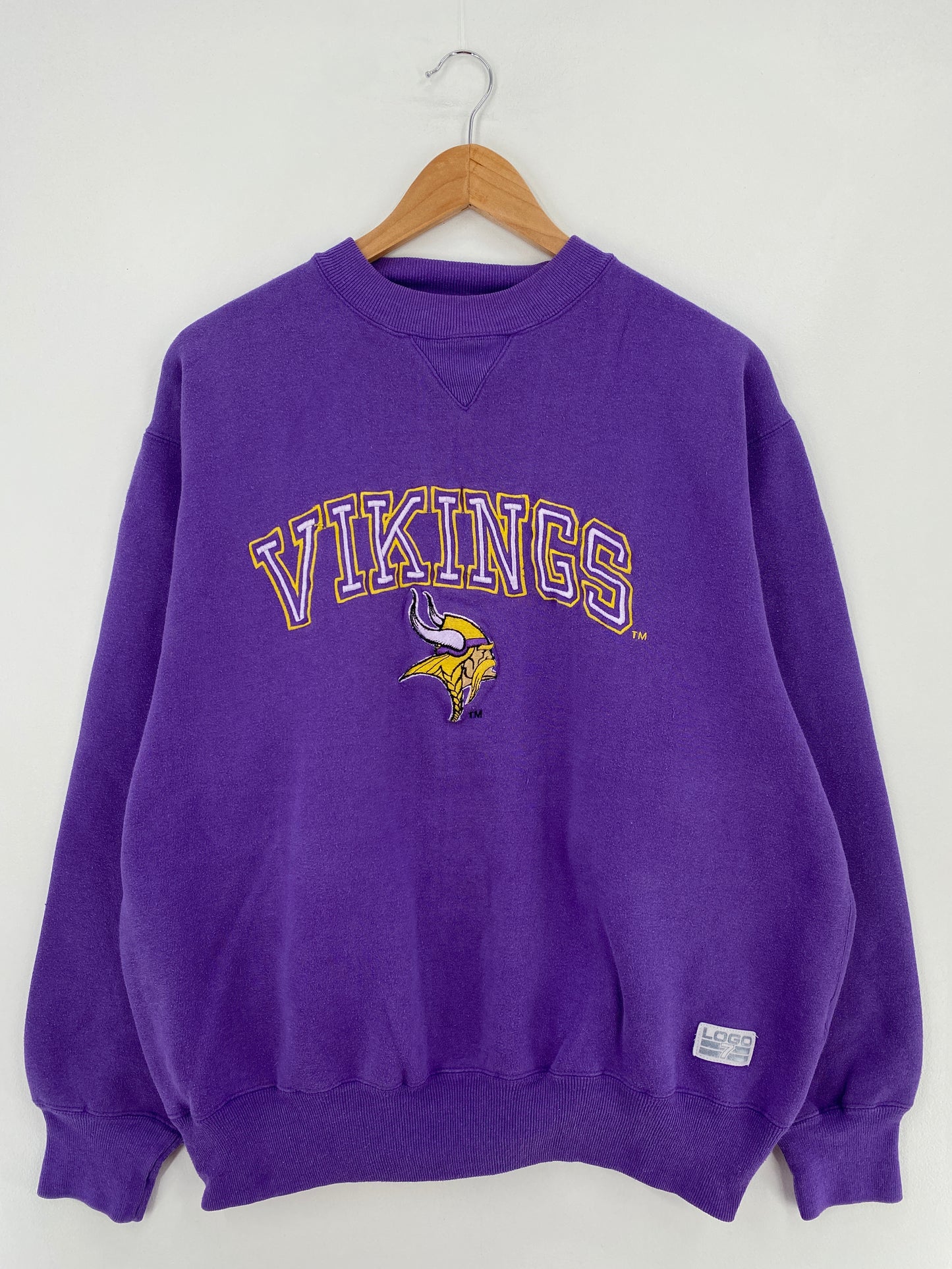 90’s MINNESOTA VIKINGS Size L NFL Sweat-Shirts/ E793