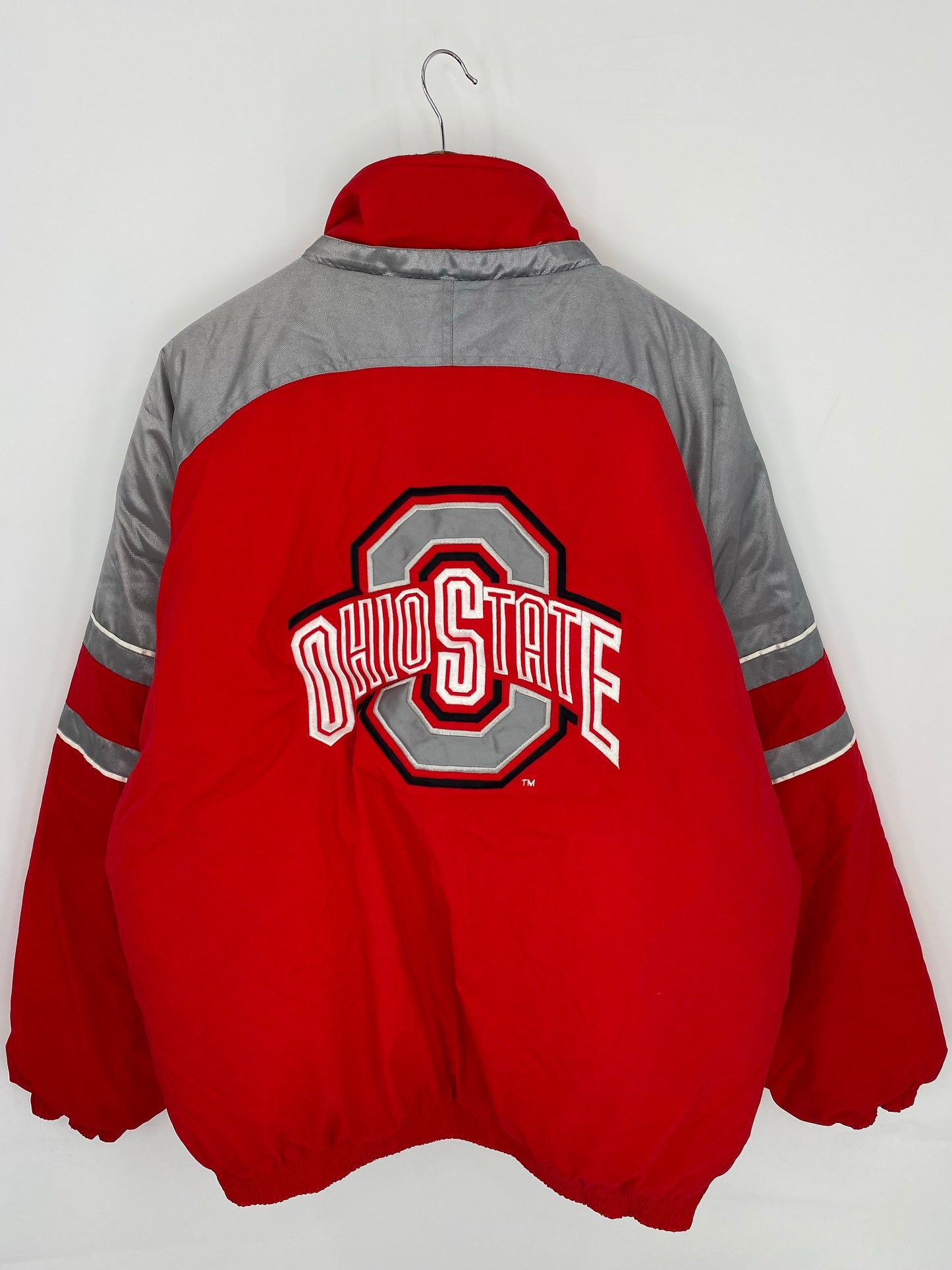 Vintage STARTER x OHIO STATE  Size XL Nylon Padded Jacket  / K8332
