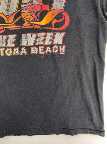 2001 BIKE WEEK Made in USA Size XL Vintage T-shirt / A6343