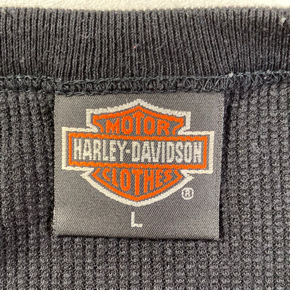 90's HARLEY DAVIDSON Made in USA Size L Vintage Long Sleeve T-Shirt / A8403