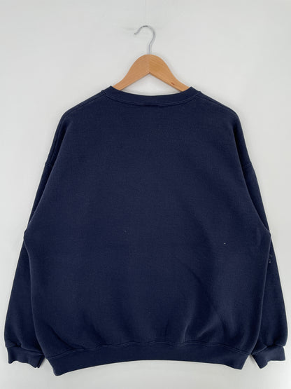 2002 NEW ENGLAND PATRIOTS Size XL Vintage NFL Sweat-Shirt / E4474S