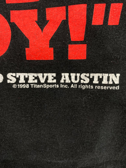 1998 WORLD WRESTLING FEDERATION Size XL Vintage Long Sleeve WWF T-Shirt / A4559