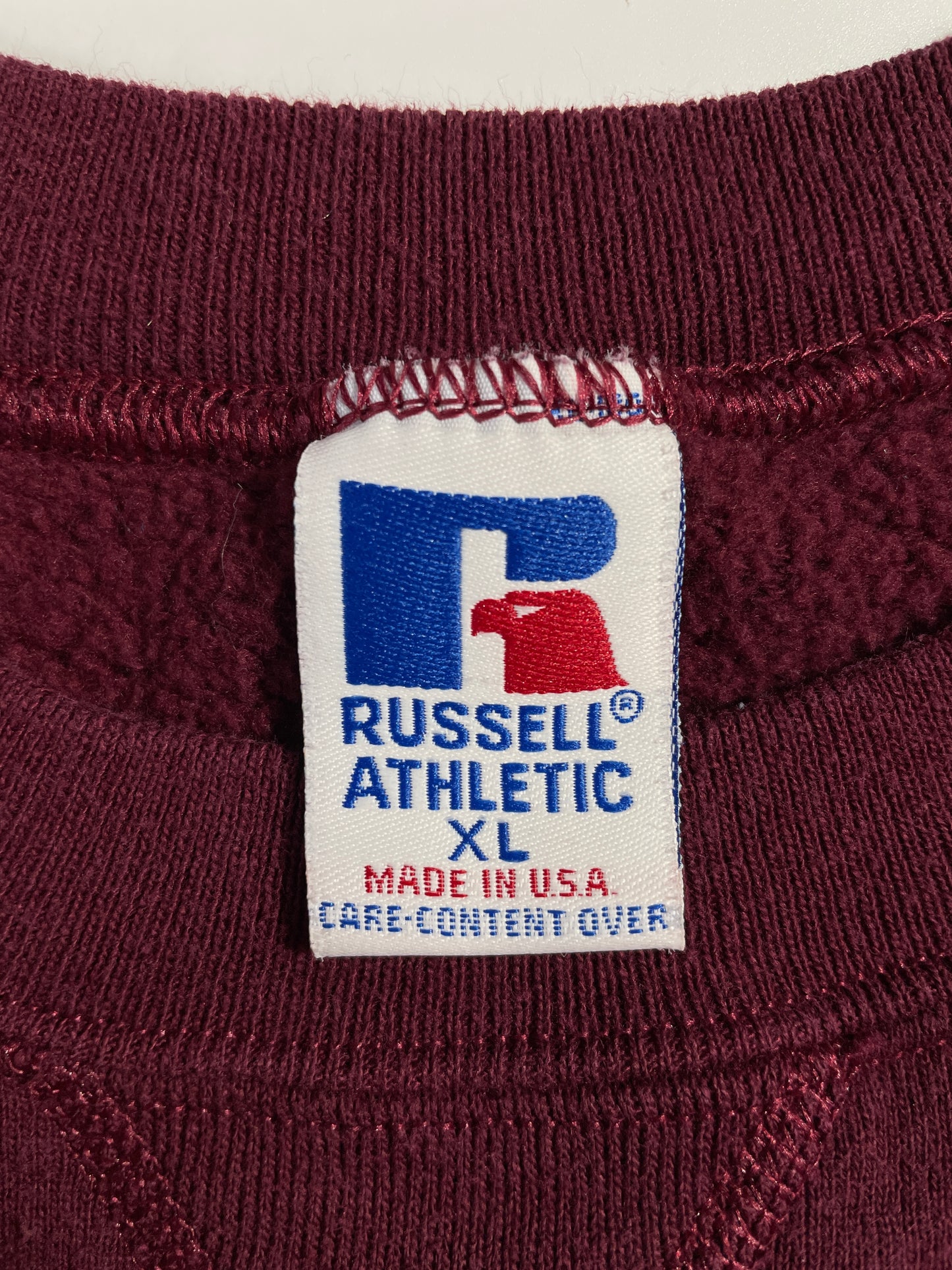 90's RUSSELL x FLORIDA ST. SEMINOLES Made in USA Size XL Vintage College Sweat-Shirt / E1268S