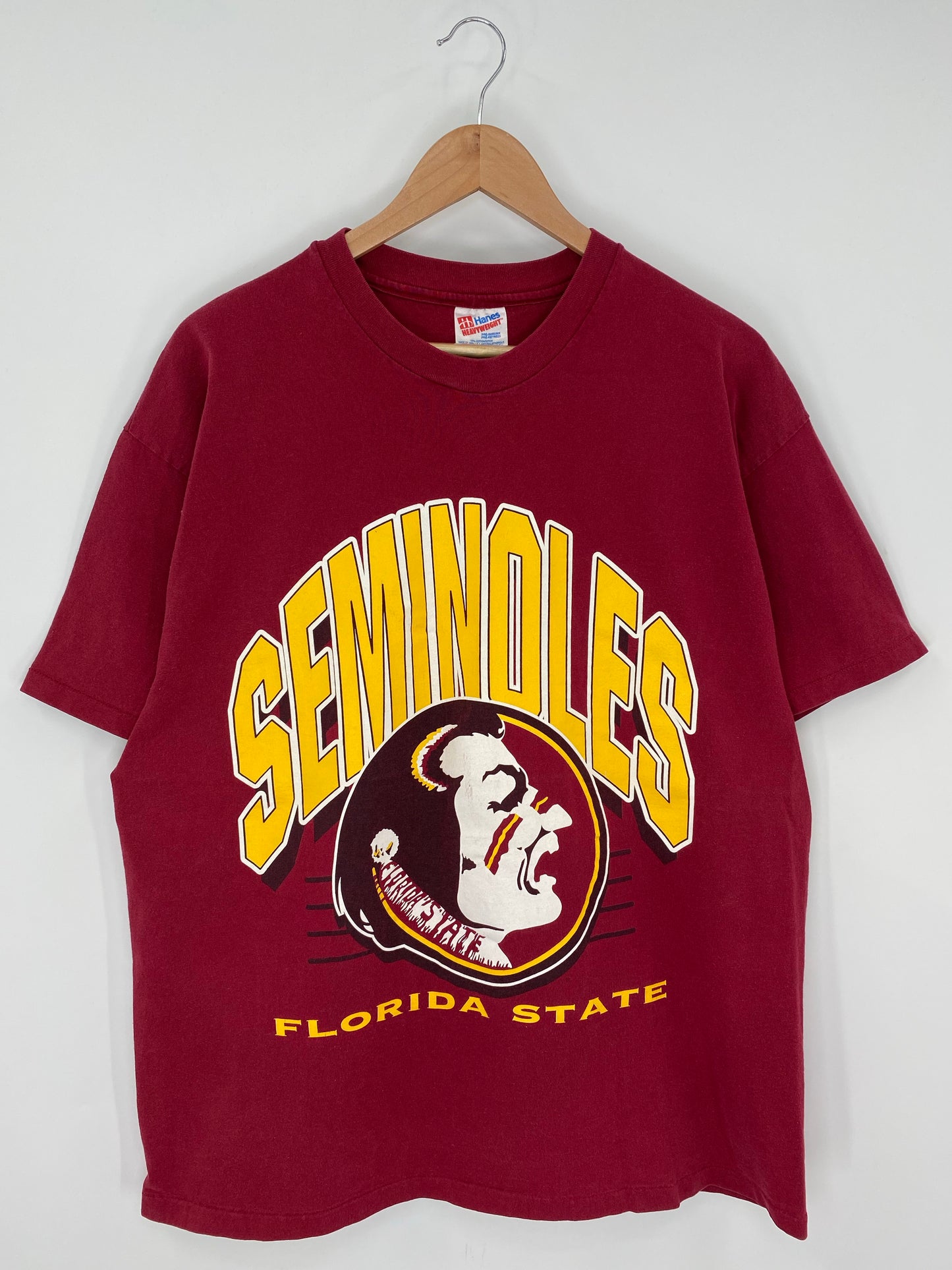 90's FLORIDA STATE SEMINOLES Size XL Vintage College T-shirt / K9376