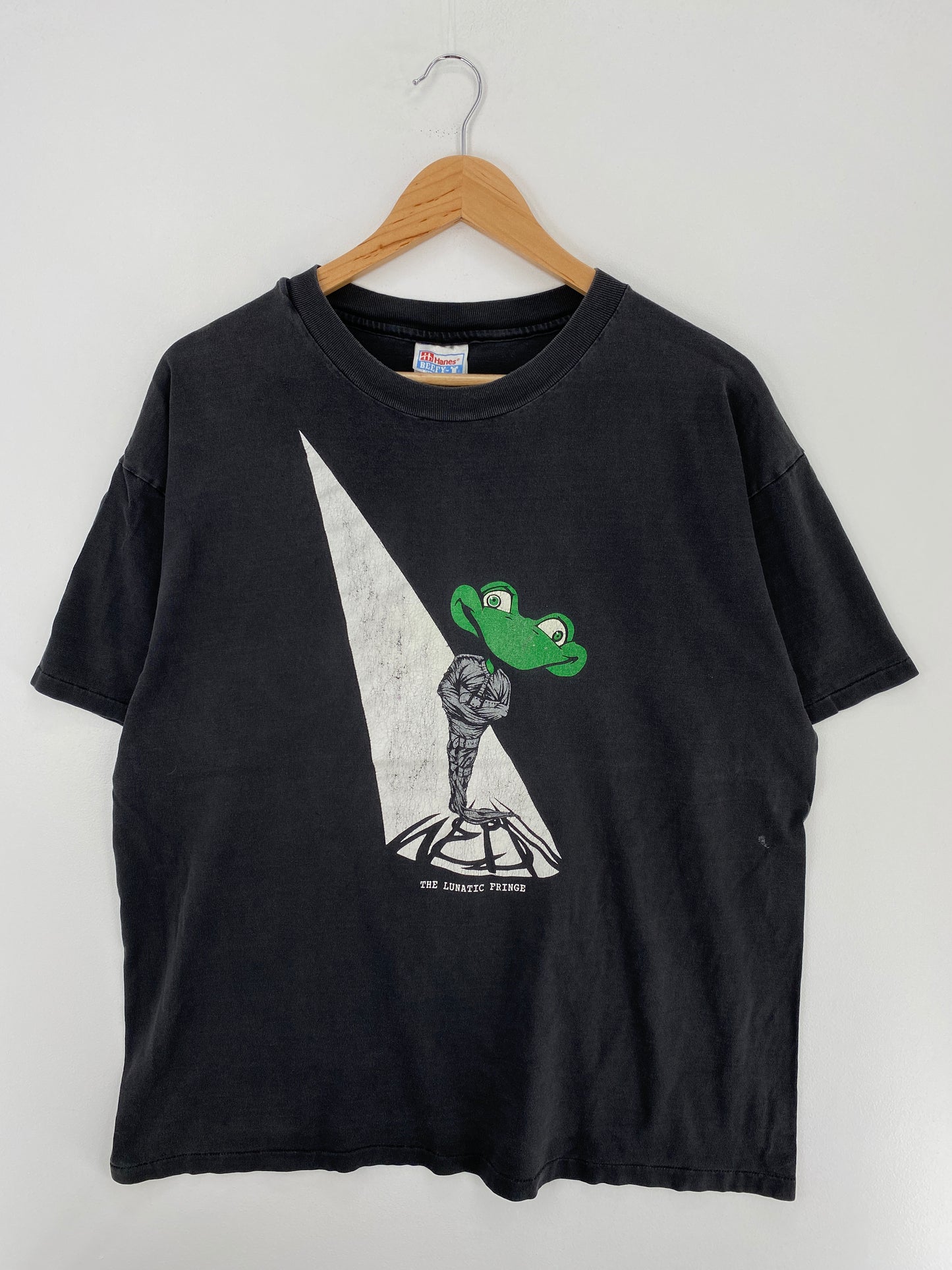 90's THE LUNATIC FRINGE Made in USA Size XL Vintage Music T-Shirt / A4558