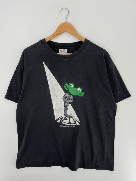 90's THE LUNATIC FRINGE Made in USA Size XL Vintage Music T-Shirt / A4558