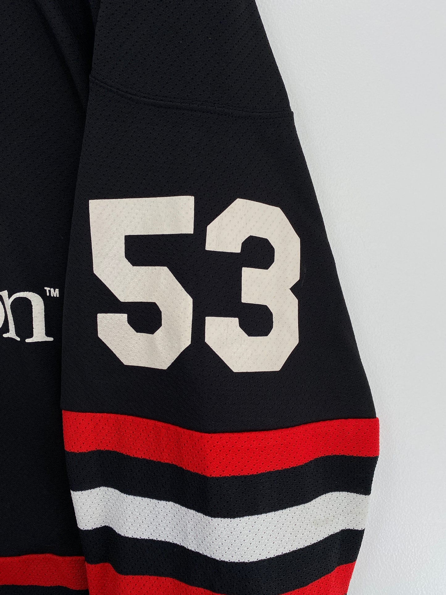 Vintage WHARTON x TAZ Size XXL Vintage NHL Hockey Game Shirt / A6151